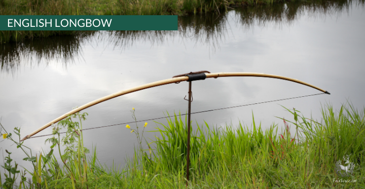 QUAD LAMINATED ENGLISH LONGBOW MASSARANDUBA, SUPERCORE, BAMBOO 53 LBS @ 28 INCH-English Longbow-Fairbow-Fairbow