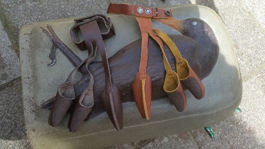 REBEL GLOVE LEATHER ARCHERY GLOVE HILL STYLE-Protection-FAIRBOW-S-Light Brown-Fairbow