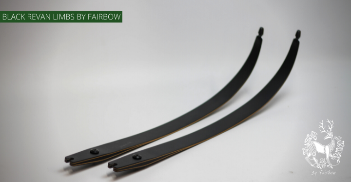 REVAN BY FAIRBOW BLACK ILF HUNTING RECURVE-Bow-Fairbow-Left handed-58 inch bow (15 inch Riser)-25 lbs-Fairbow