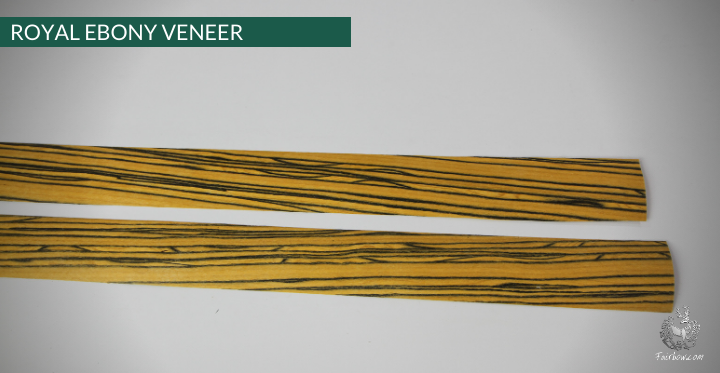 ROYAL EBONY VENEER 72 X 2 INCH 2 STRIPS-Tool-Fairbow-Fairbow
