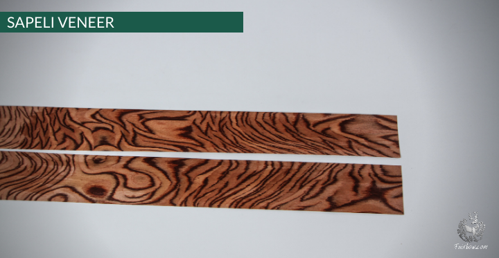 SAPELI VENEER 72 X 2 INCH 2 STRIPS-Tool-Fairbow-Fairbow