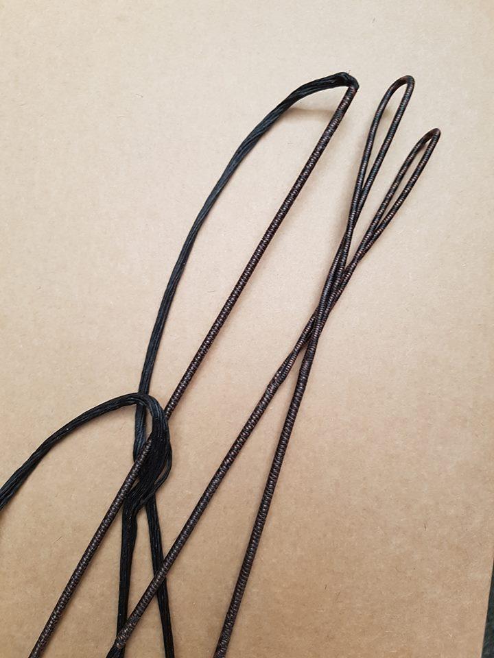 SENTINEL SPARE STRING B50, ENDLESS, SERVED LOOPS. 14 STRANDS – Fairbow