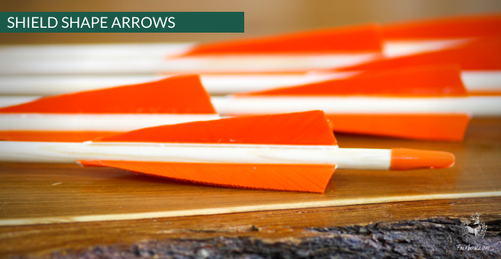 SHIELD ARROW, SET OF 6-Arrow-Fairbow-nr 39 1.17 inch-Fairbow