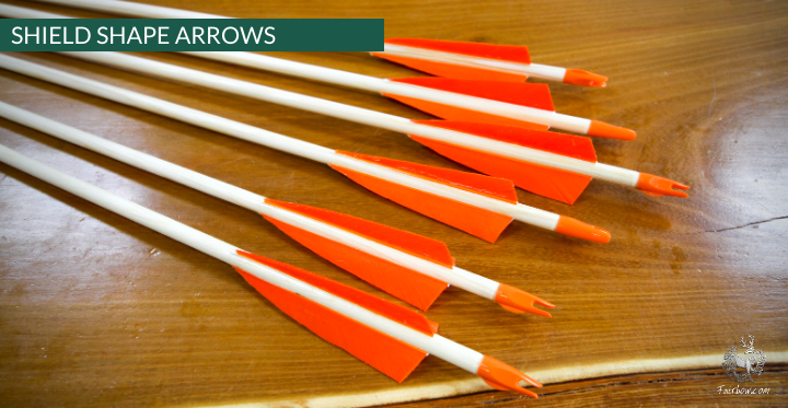 SHIELD ARROW, SET OF 6-Arrow-Fairbow-nr 39 1.17 inch-Fairbow
