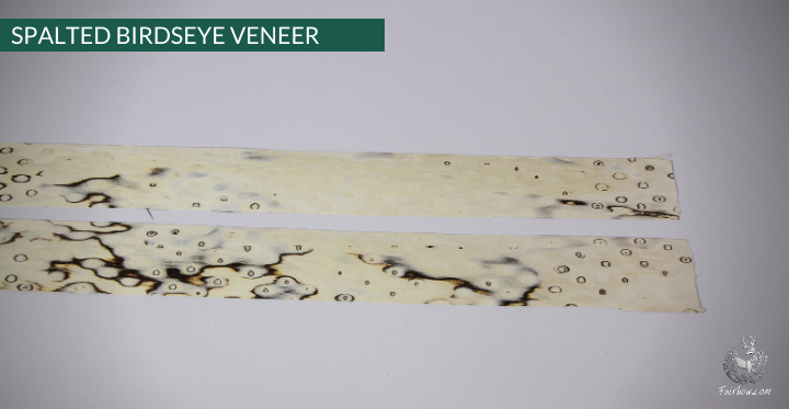 SPALTED BIRDSEYE VENEER 72 X 2 INCH 2 STRIPS-Tool-Fairbow-Fairbow