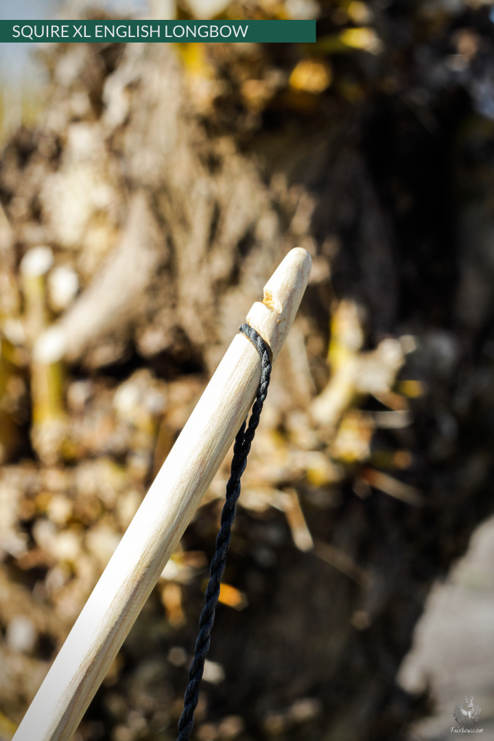 SQUIRE XL SHORT ENGLISH LONGBOW SELF ASH IN STOCK-Bow-Fairbow-25 lbs-Fairbow