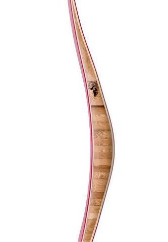 THE KATSA BOW, 50 LBS @ 28 INCH RED GLASS WITH SMOKEY BLACK NOCKS-Bow-Fairbow-Fairbow