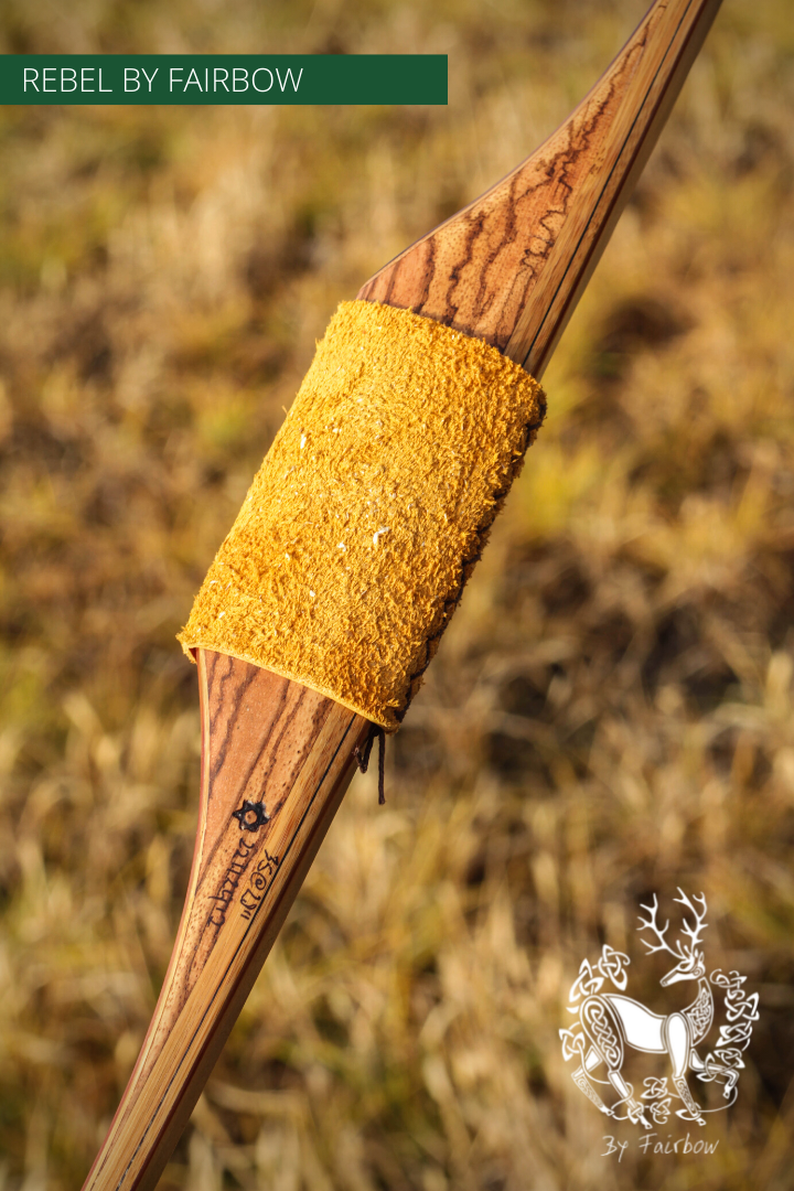 THE REBEL BOW 35@28 CLEAR GLASS, BAMBOO AND YEW FINISH-Bow-Fairbow-Fairbow