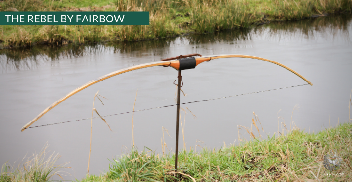 THE REBEL BOW 48@28 EBONY AND TIGERWOOD-Bow-Fairbow-Fairbow