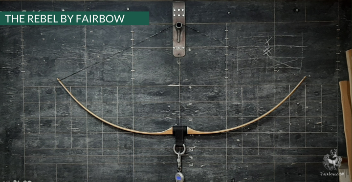 THE REBEL BOW 48@28 EBONY AND TIGERWOOD-Bow-Fairbow-Fairbow