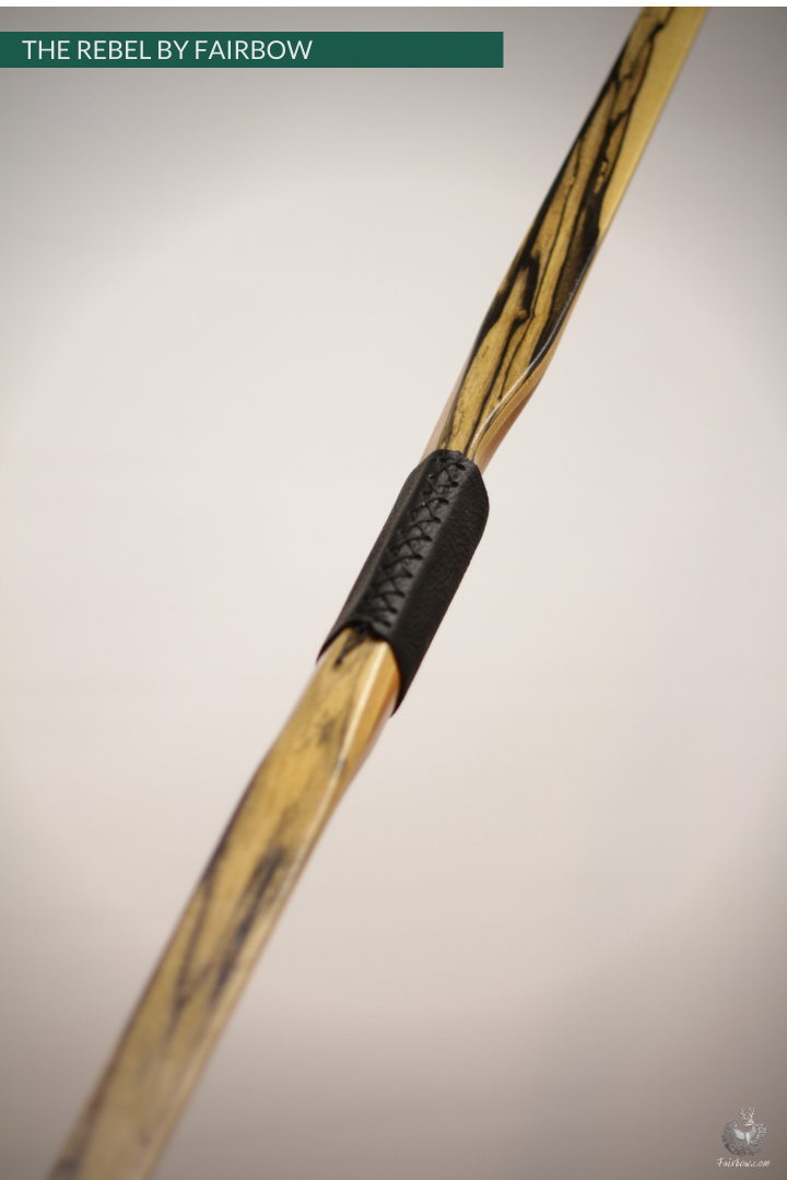 THE REBEL BOW 48@28 EBONY AND TIGERWOOD-Bow-Fairbow-Fairbow