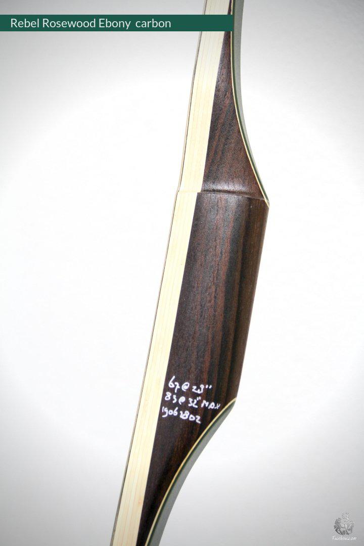 THE REBEL BOW 67@28 EBONY AND ROSEWOOD-Bow-Fairbow-Fairbow