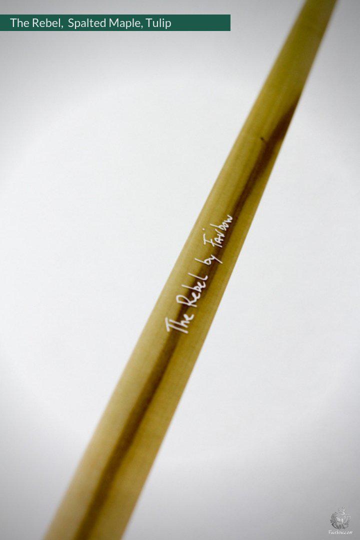 THE REBEL BOW WITH 35@28 SPALTED MAPLE AND TULIP-Bow-Fairbow-Fairbow
