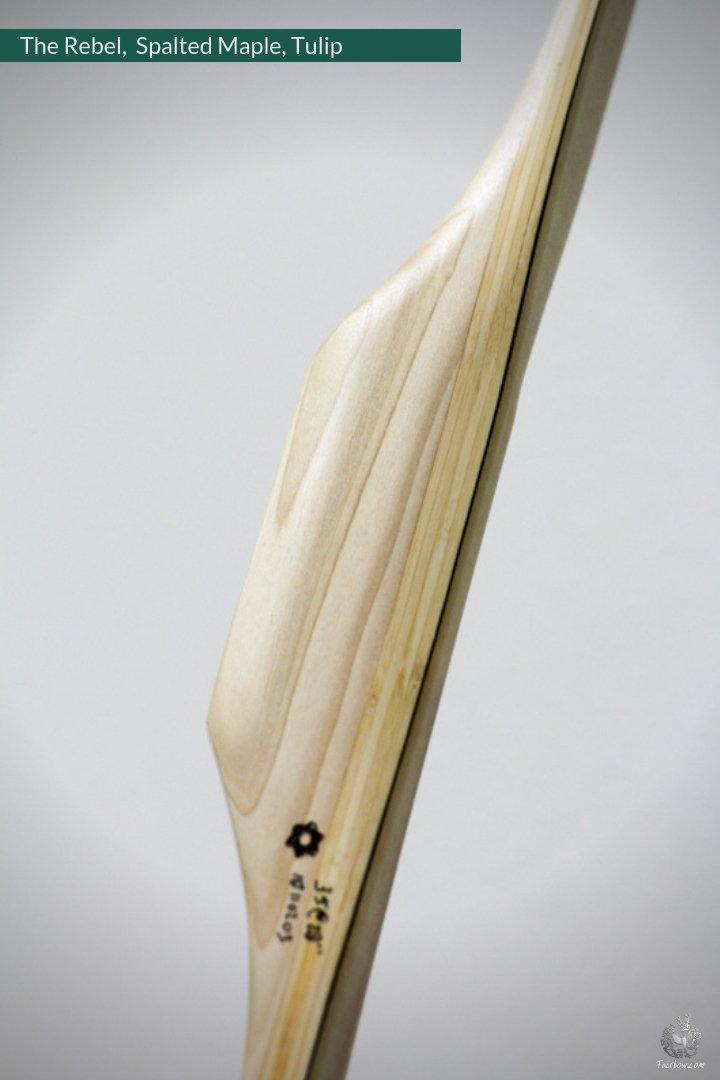 THE REBEL BOW WITH 35@28 SPALTED MAPLE AND TULIP-Bow-Fairbow-Fairbow