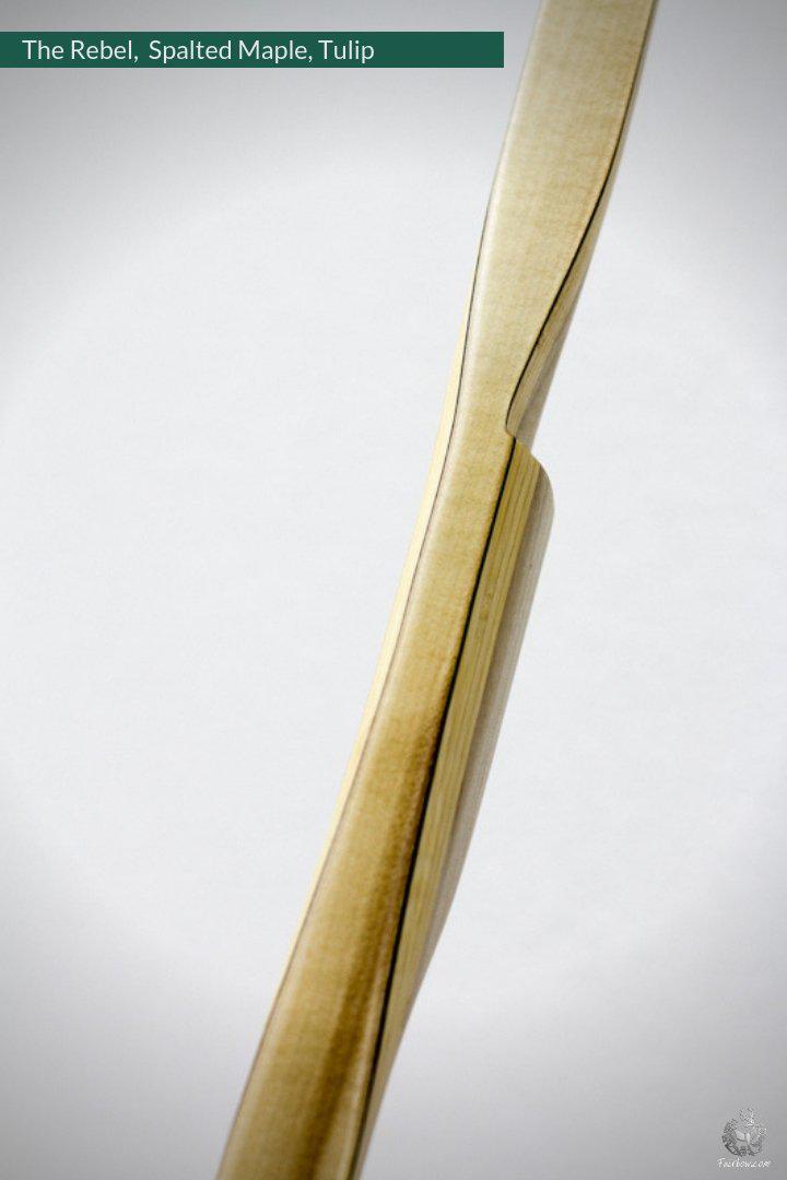 THE REBEL BOW WITH 35@28 SPALTED MAPLE AND TULIP-Bow-Fairbow-Fairbow