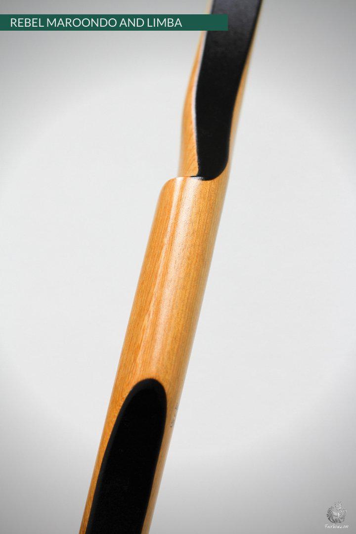 THE REBEL BOW WITH 49@28 MAROONDO AND BLACK AND CLEAR GLASS-Bow-Fairbow-Fairbow