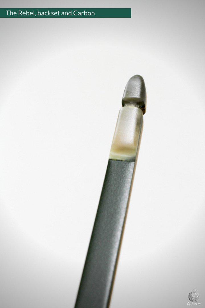 THE REBEL, BOW WITH BACKSET 46@28 GREEN GLASS-Bow-Fairbow-Fairbow