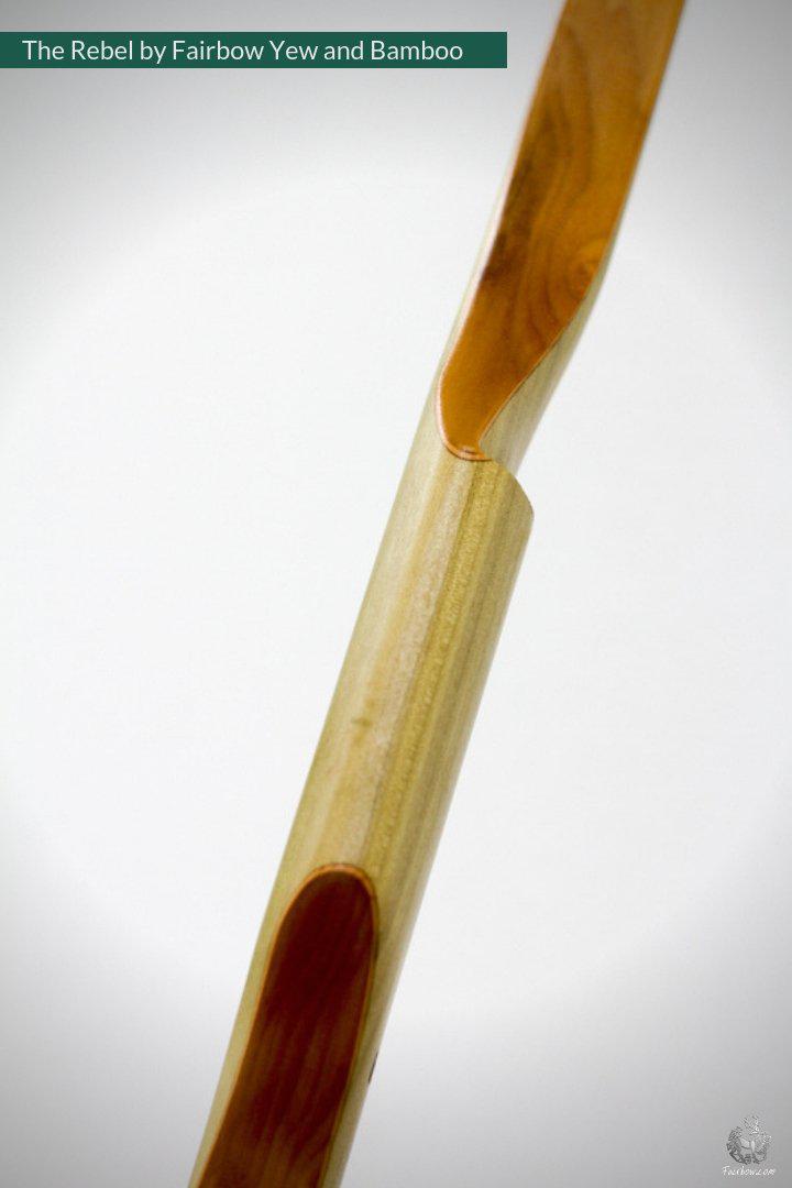 THE REBEL BOW WITH BACKSET 58@28 YEW WOOD AND TULIP-Bow-Fairbow-Fairbow