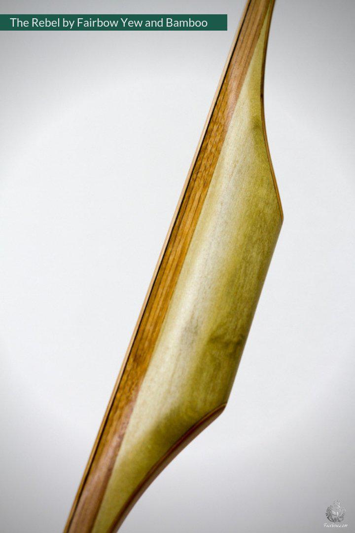 THE REBEL BOW WITH BACKSET 58@28 YEW WOOD AND TULIP-Bow-Fairbow-Fairbow