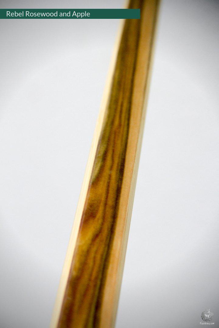 THE REBEL BOW WITH BIRCH BURL 71@28 ROSEWOOD AND APPLE-Bow-Fairbow-Fairbow