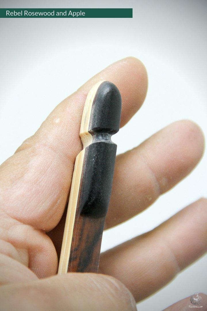 THE REBEL BOW WITH BIRCH BURL 71@28 ROSEWOOD AND APPLE-Bow-Fairbow-Fairbow