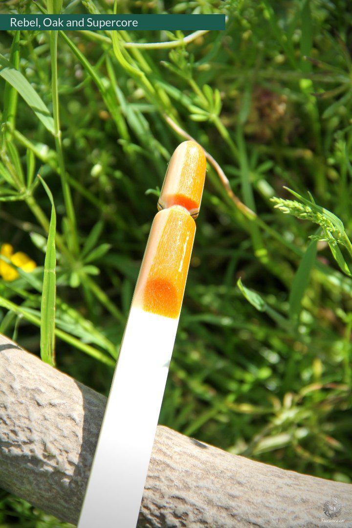 THE REBEL BY FAIRBOW, AN ASL 35 LBS @ 28 INCH WITH OAK AND BAMBOO-Bow-Fairbow-Fairbow