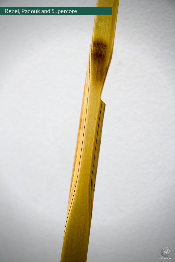 THE REBEL BY FAIRBOW , AN ASL 35 LBS @ 28 INCH WITH PADOUK AND BAMBOO-Bow-Fairbow-Fairbow
