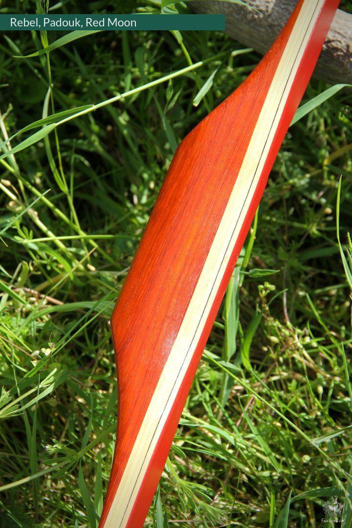 THE REBEL BY FAIRBOW, AN ASL 38 LBS @ 28 INCH WITH PADOUK AND BAMBOO-Bow-Fairbow-Fairbow