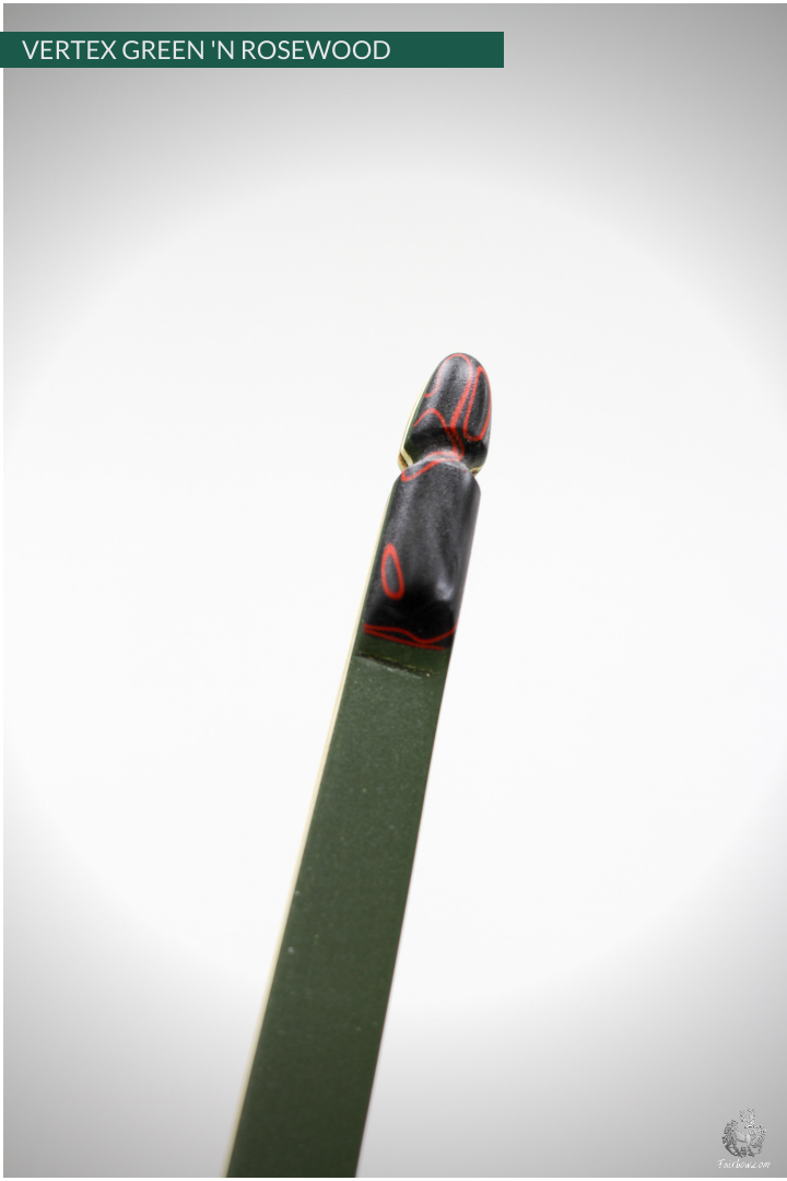 THE VERTEX BOW 68" GREEN 41 LBS @ 28 INCH RH ROSEWOOD-Bow-Fairbow-Fairbow