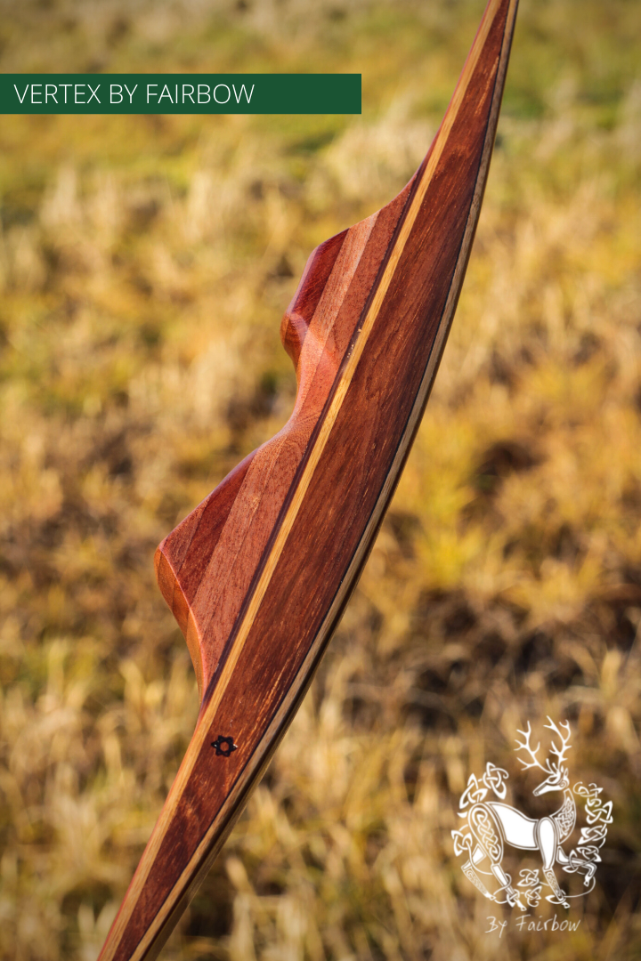 THE VERTEX BOW 68" SPALTED YEW 31 LBS @ 28 INCH RH-Bow-Fairbow-Fairbow