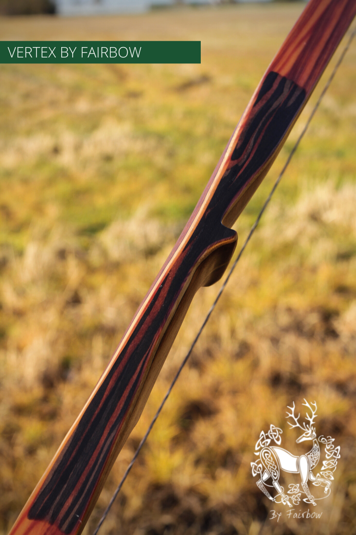 THE VERTEX BOW 68" SPALTED YEW 31 LBS @ 28 INCH RH-Bow-Fairbow-Fairbow