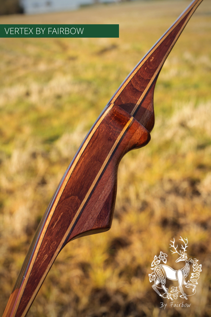 THE VERTEX BOW 68" SPALTED YEW 31 LBS @ 28 INCH RH-Bow-Fairbow-Fairbow