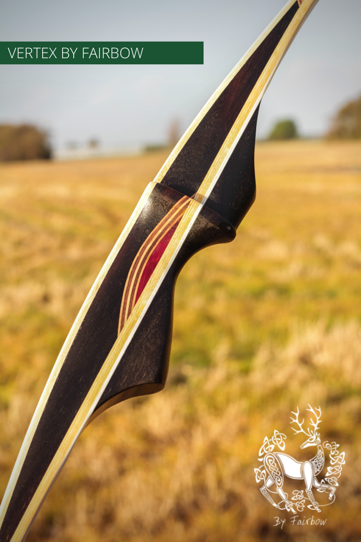 THE VERTEX BOW 68" WHITE 54 LBS @ 28 INCH RH-Bow-Fairbow-Fairbow