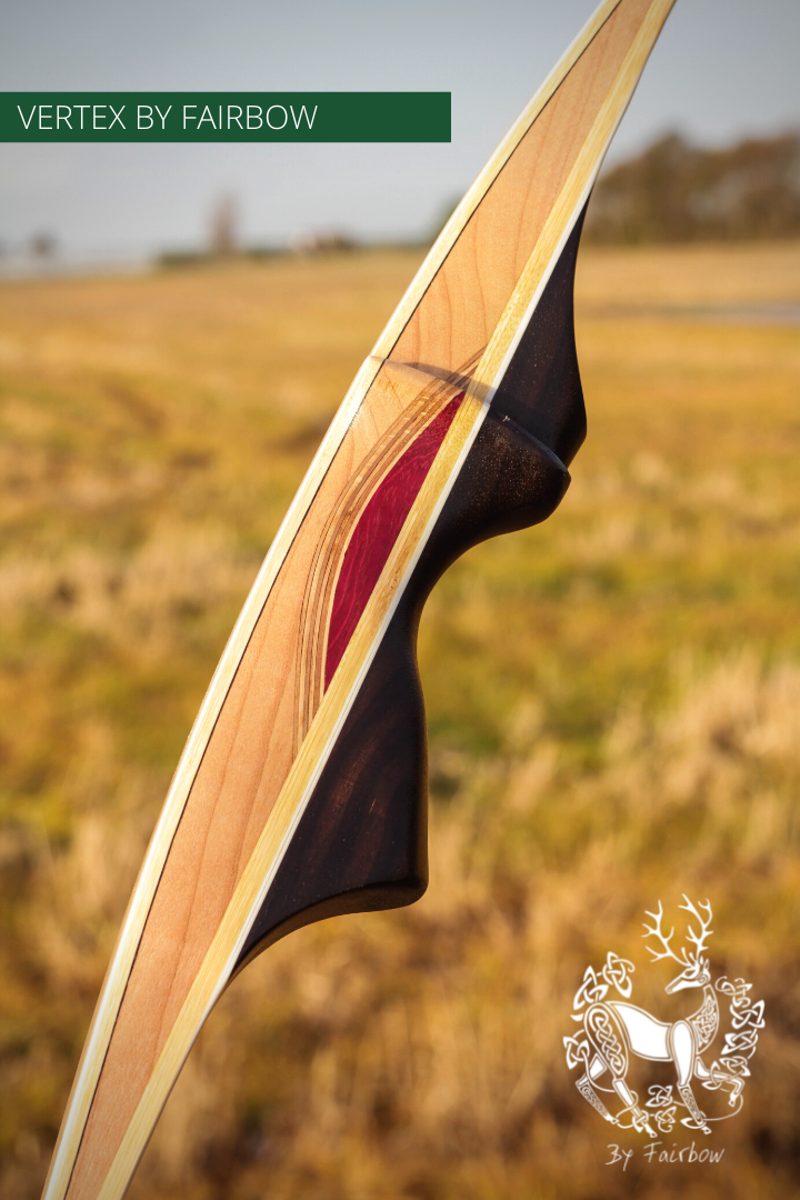 THE VERTEX BOW 68" WHITE 56 LBS @ 28 INCH RH-Bow-Fairbow-Fairbow