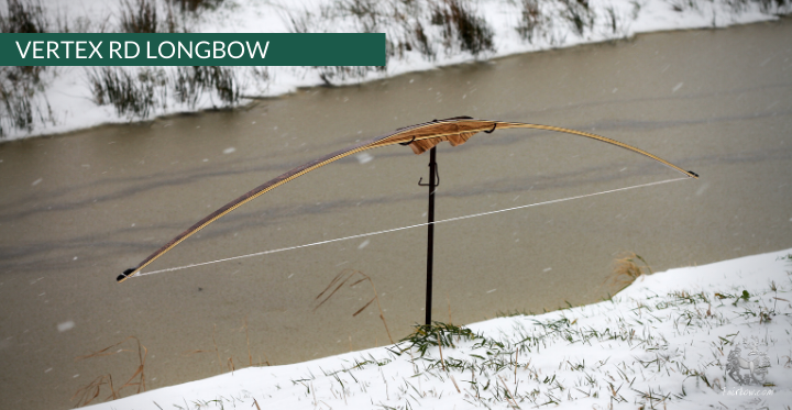 THE VERTEX BOW R-D 64" ROSEWOOD, BAMBOO-GLASS 60 LBS @ 28 INCH RH-Bow-Fairbow-Fairbow