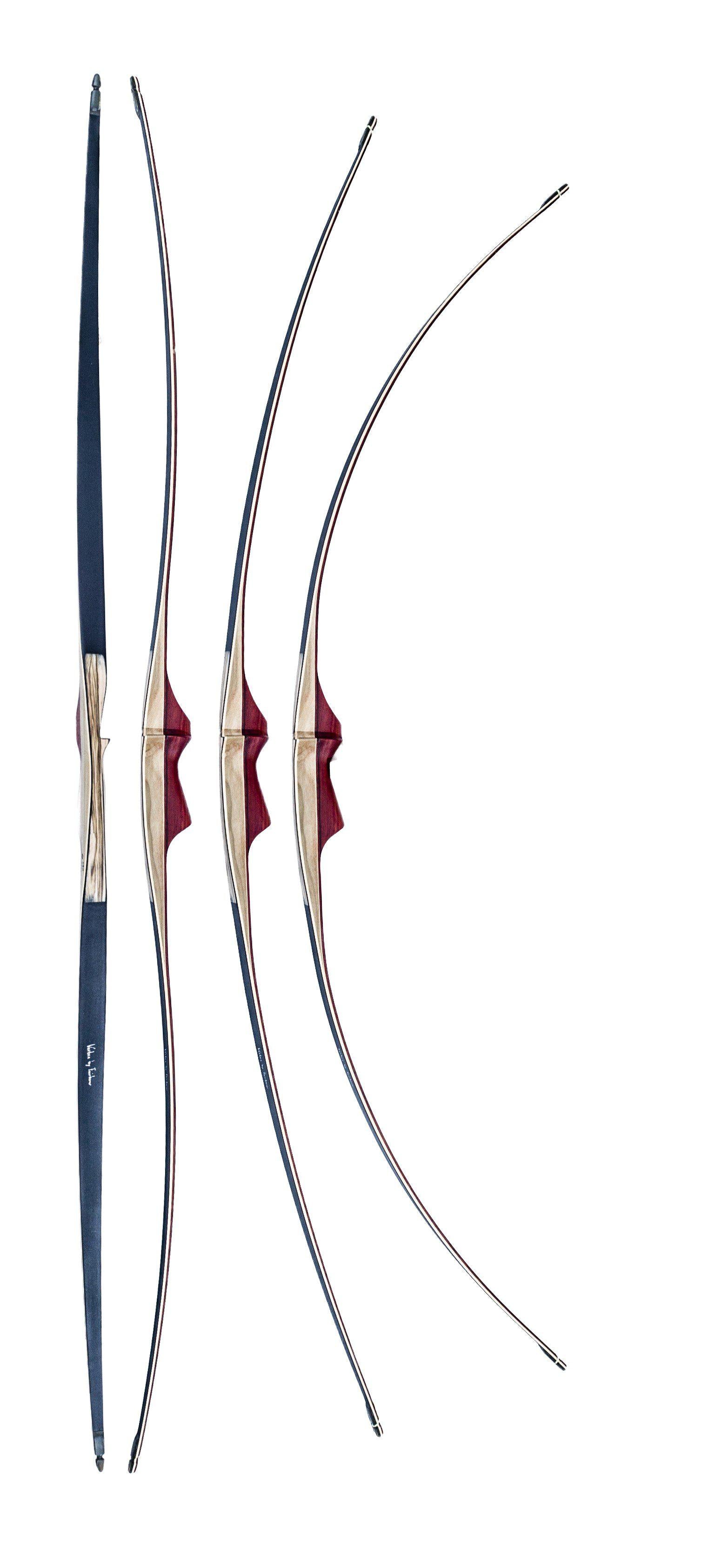 THE VERTEX BOW R-D 68" IROKO AND BLACK BAMBOO-GLASS 35 LBS @ 28 INCH RH-Bow-Fairbow-Fairbow