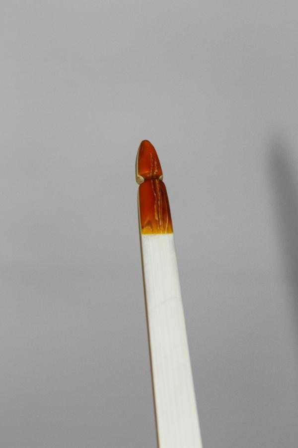 THE VERTEX BOW R-D 68" OSAGE AND WHITE, BAMBOO-GLASS 50 LBS @ 28 INCH RH-Bow-Fairbow-Fairbow