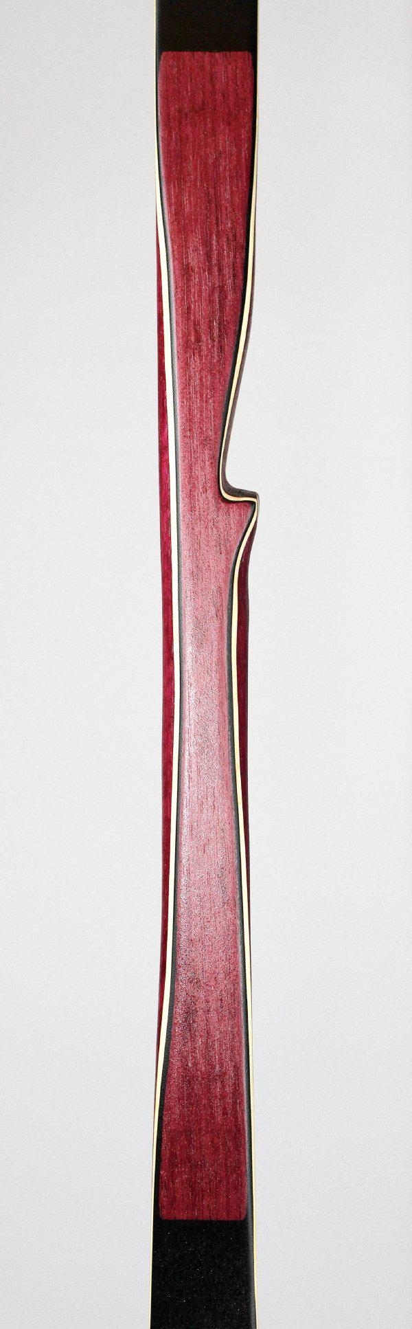 THE VERTEX R-D 68" BOW PURPER AND BLACK, BAMBOO-GLASS 36 LBS @ 28 INCH RH-Bow-Fairbow-Fairbow