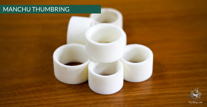 THUMB RING FAUX BONE-Protection-Fairbow-Manchu-Fairbow