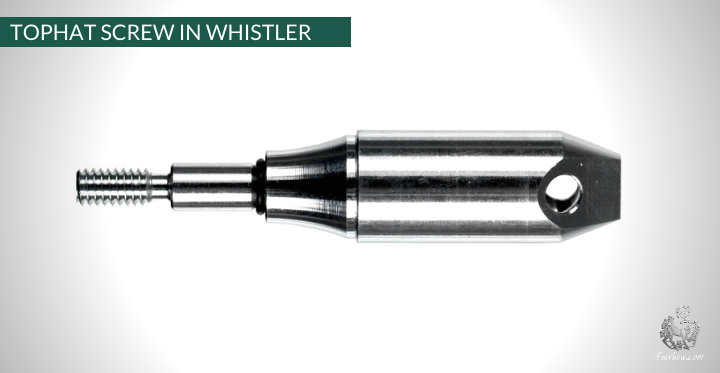 TOPHAT WHISTLER ARROWHEAD SCREW IN 105 GRAIN-arrow point-Tophat-Fairbow