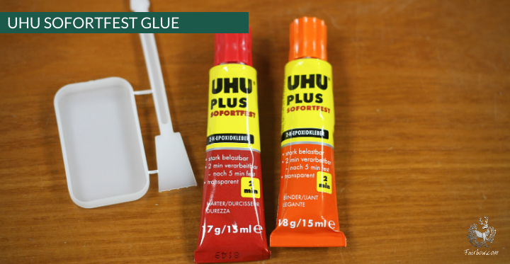 UHU PLUS SOFORTFEST 2 TUBES 33 GRAM-Glue-Fairbow-Fairbow