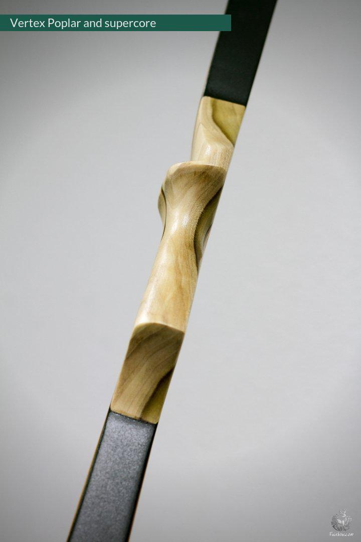 VERTEX, 30 LBS REFLEX DEFLEX AMERICAN LONGBOW, POPLAR WOOD AND BAMBOO-Bow-Fairbow-Fairbow