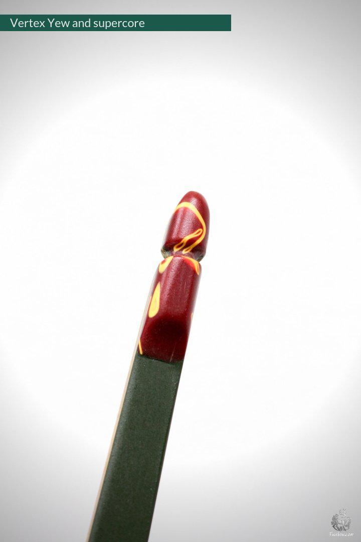 VERTEX, 30 LBS REFLEX DEFLEX AMERICAN LONGBOW, YEW WOOD AND BAMBOO-Bow-Fairbow-Fairbow