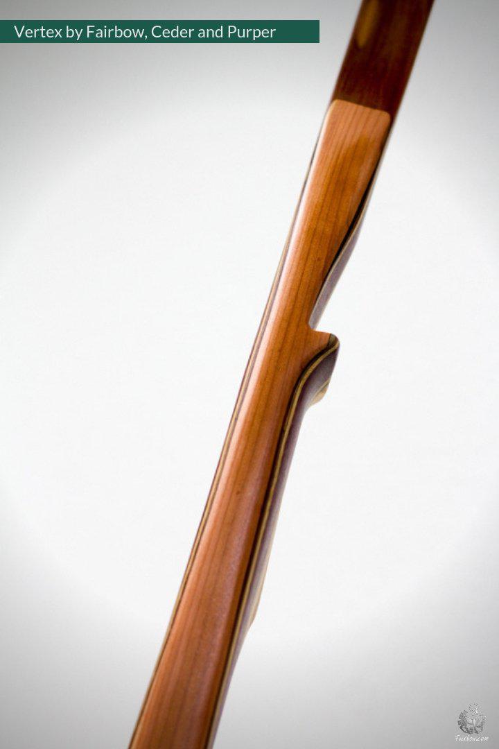 VERTEX, 43 LBS REFLEX DEFLEX AMERICAN LONGBOW, CEDAR AND BAMBOO-Bow-Fairbow-Fairbow