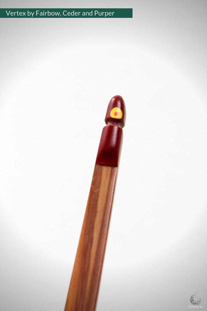 VERTEX, 43 LBS REFLEX DEFLEX AMERICAN LONGBOW, CEDAR AND BAMBOO-Bow-Fairbow-Fairbow