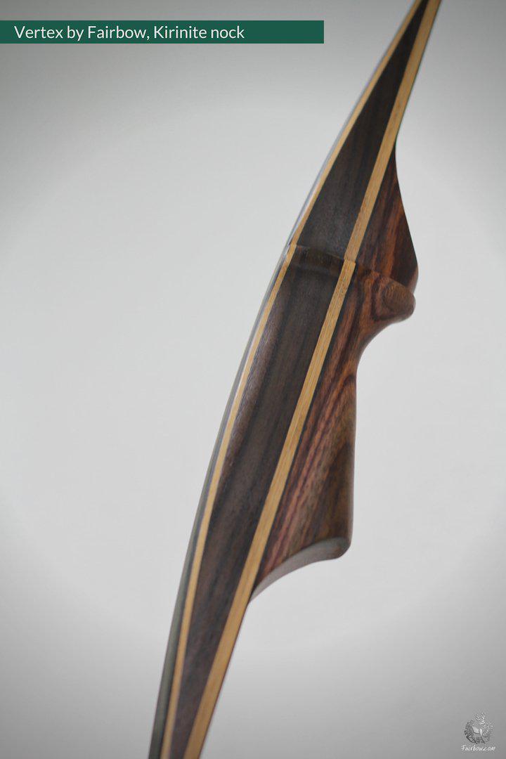 VERTEX, 45 LBS REFLEX DEFLEX AMERICAN LONGBOW, ROSEWOOD AND BAMBOO-Bow-Fairbow-Fairbow
