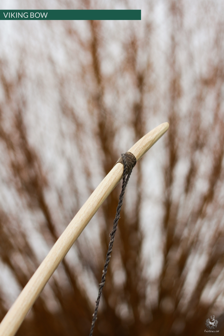 VIKING BOW, SOLID HICKORY SUPERIOR 63 lbs @ 28 inch-Bow-Fairbow-Fairbow