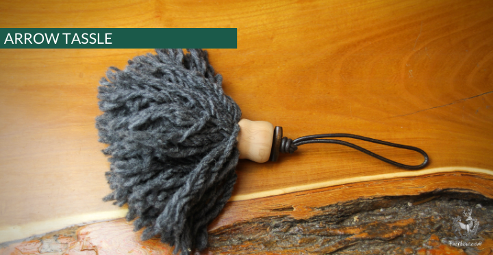 WOOD N WOOL TASSLE, IN CASE YOUR ARROWS GET SMUDGED-Sundries-Fairbow-Dark green-Fairbow