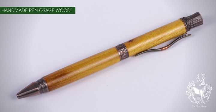 WOODEN PENS HANDTURNED-Sundries-Jaap Houtenpennen-Osage-Fairbow