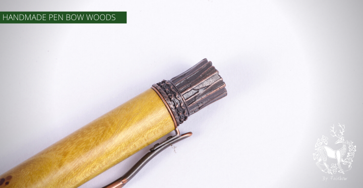 WOODEN PENS HANDTURNED-Sundries-Jaap Houtenpennen-Yew-Fairbow